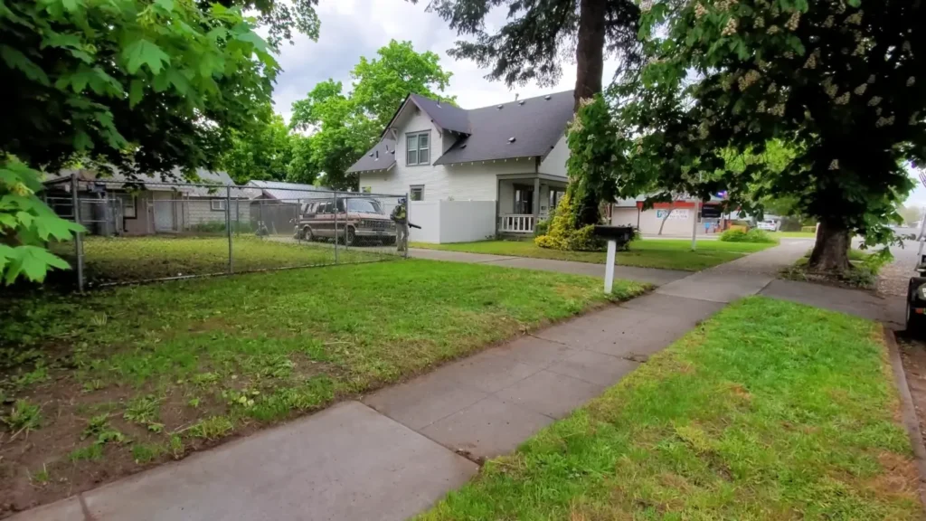 Well-maintained residential lawn in Abilene